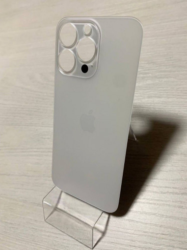 Заднее стекло (крышка) для IPhone 13 Pro белое (SILVER)
