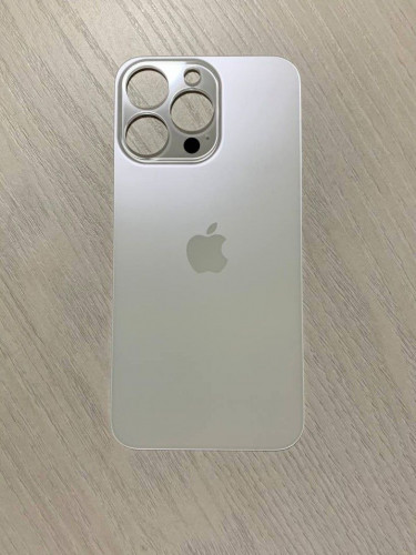 Заднее стекло (крышка) для IPhone 13 Pro белое (SILVER)