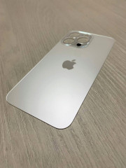 Заднее стекло (крышка) для IPhone 13 Pro белое (SILVER)