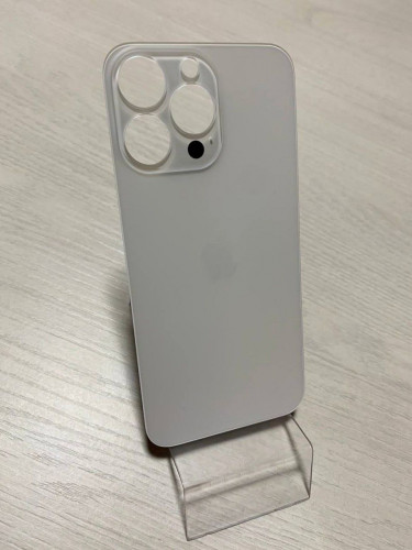 Заднее стекло (крышка) для IPhone 13 Pro белое (SILVER)