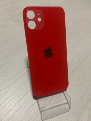 Заднее стекло (крышка) для IPhone 12 красное (RED)