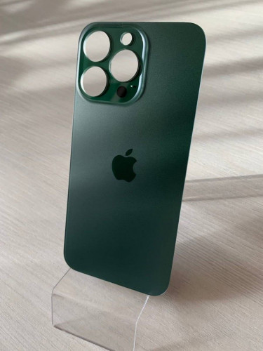 Заднее стекло (крышка) для IPhone 13 Pro зеленое (Alpen Green)