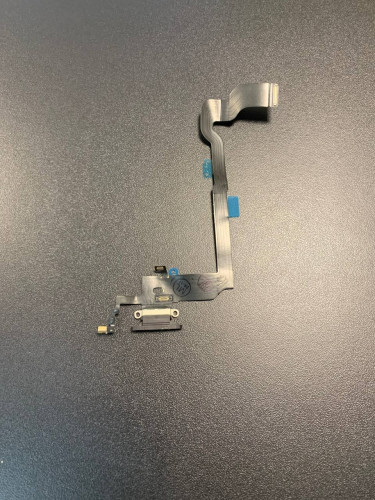 Нижний шлейф зарядки Iphone X original (AASP) снятый