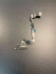 Нижний шлейф зарядки Iphone X original (AASP) снятый