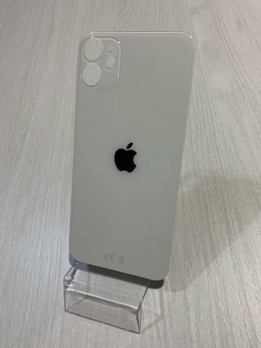Заднее стекло (крышка) для IPhone 11 белое (white)