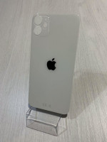 Заднее стекло (крышка) для IPhone 11 белое (white)