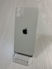 Заднее стекло (крышка) для IPhone 11 белое (white)