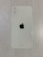 Заднее стекло (крышка) для IPhone 11 белое (white)