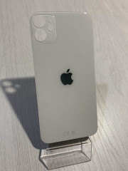 Заднее стекло (крышка) для IPhone 11 белое (white)