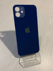 Заднее стекло (крышка) для IPhone 12 синее (BLUE)