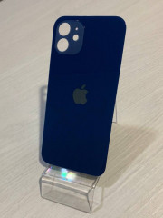 Заднее стекло (крышка) для IPhone 12 синее (BLUE)