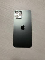 Заднее стекло (крышка) для IPhone 12 Pro Max графит (GRAPHITE)