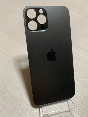 Заднее стекло (крышка) для IPhone 12 Pro Max графит (GRAPHITE)