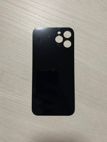 Заднее стекло (крышка) для IPhone 12 Pro Max графит (GRAPHITE)