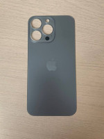 Заднее стекло (крышка) для IPhone 13 Pro синее (SIERRA BLUE)
