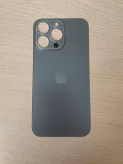 Заднее стекло (крышка) для IPhone 13 Pro синее (SIERRA BLUE)