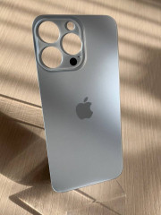 Заднее стекло (крышка) для IPhone 13 Pro синее (SIERRA BLUE)