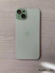 Задняя крышка iPhone 15 Plus в сборе с окошками камеры (Green) зеленая