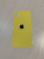 Заднее стекло (крышка) для IPhone 11 желтое (yellow)