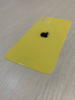 Заднее стекло (крышка) для IPhone 11 желтое (yellow)