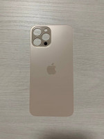 Заднее стекло (крышка) для IPhone 12 Pro Max золотое (GOLD)