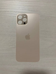 Заднее стекло (крышка) для IPhone 12 Pro Max золотое (GOLD)