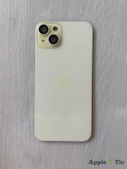 Задняя крышка iPhone 15 Plus в сборе с окошками камеры (Yellow) желтая