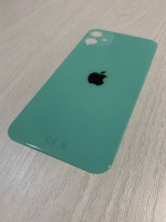 Заднее стекло (крышка) для IPhone 11 зеленое (green)