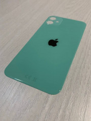 Заднее стекло (крышка) для IPhone 11 зеленое (green)