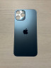 Заднее стекло (крышка) для IPhone 12 Pro Max синее (PACIFIC BLUE)
