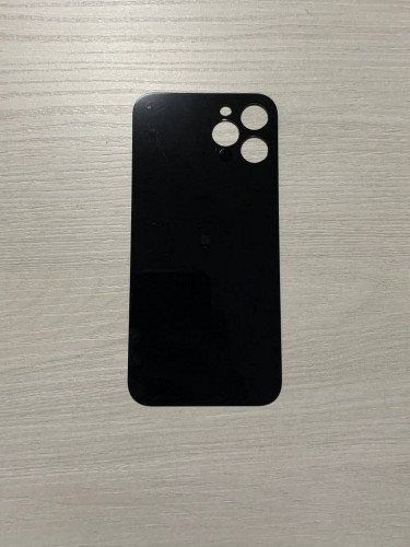 Заднее стекло (крышка) для IPhone 12 Pro Max синее (PACIFIC BLUE)