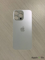Заднее стекло (крышка) для IPhone 14 Pro Max белое (SILVER)