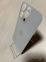 Заднее стекло (крышка) для IPhone 14 Pro Max белое (SILVER)