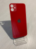 Заднее стекло (крышка) для IPhone 11 красное (red)