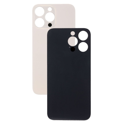 Заднее стекло (крышка) для IPhone 14 Pro Max золотое (GOLD)
