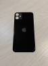Заднее стекло (крышка) для IPhone 11 черное (black)