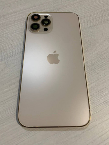 Корпус для IPhone 12 Pro Max золотой (GOLD)