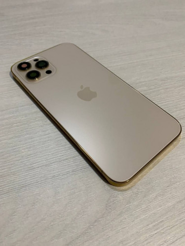Корпус для IPhone 12 Pro Max золотой (GOLD)