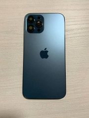 Корпус для IPhone 12 Pro Max синий (PACIFIC BLUE)