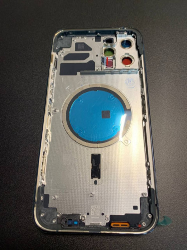 Корпус для IPhone 12 Pro Max синий (PACIFIC BLUE)