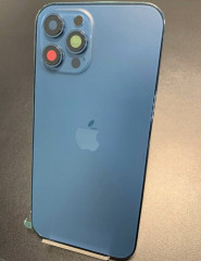 Корпус для IPhone 12 Pro Max синий (PACIFIC BLUE)