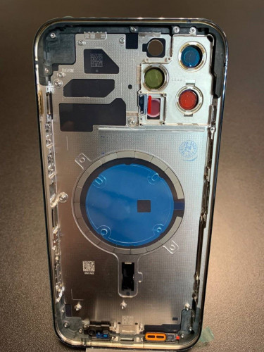 Корпус для IPhone 12 Pro Max синий (PACIFIC BLUE)