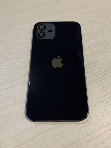 Корпус для IPhone 12 черный (BLACK)