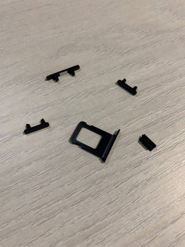 Корпус для IPhone 12 черный (BLACK)