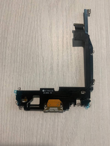 Нижний шлейф зарядки Iphone 12 Pro Max (AASP)снятый