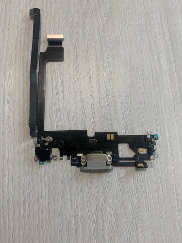 Нижний шлейф зарядки Iphone 12 Pro Max (AASP)снятый