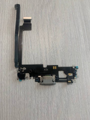 Нижний шлейф зарядки Iphone 12 Pro Max (AASP)снятый