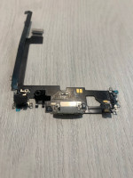 Нижний шлейф зарядки Iphone 12 Pro Max (AASP)снятый