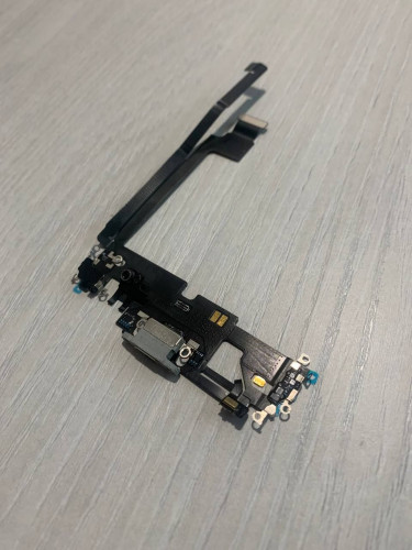 Нижний шлейф зарядки Iphone 12 Pro Max (AASP)снятый