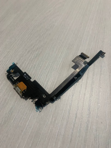 Нижний шлейф зарядки Iphone 12 Pro Max (AASP)снятый